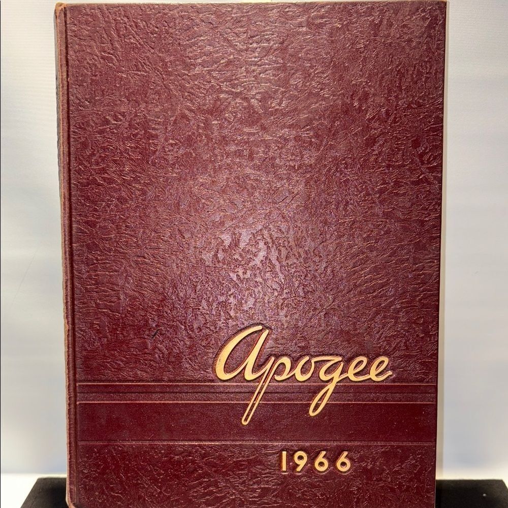 Vintage Apogee 1966 Yearbook from Bowsher High School in Toledo OH